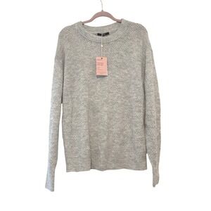 Quince sz M grey wool/alpaca grey new w/ tags sweater II